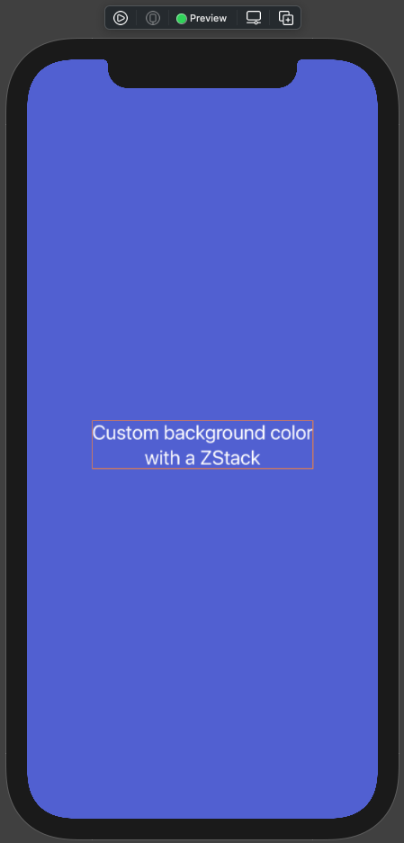 Setting Background Color in SwiftUI Views – 