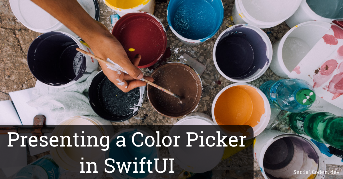 Presenting a Color Picker in SwiftUI